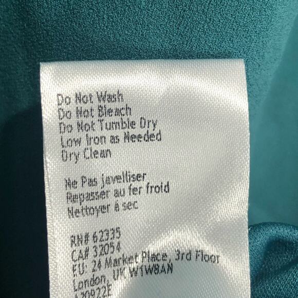 BHLDN Womens Jones Maxi Dress Teal Size US 24 - Picture 9 of 10